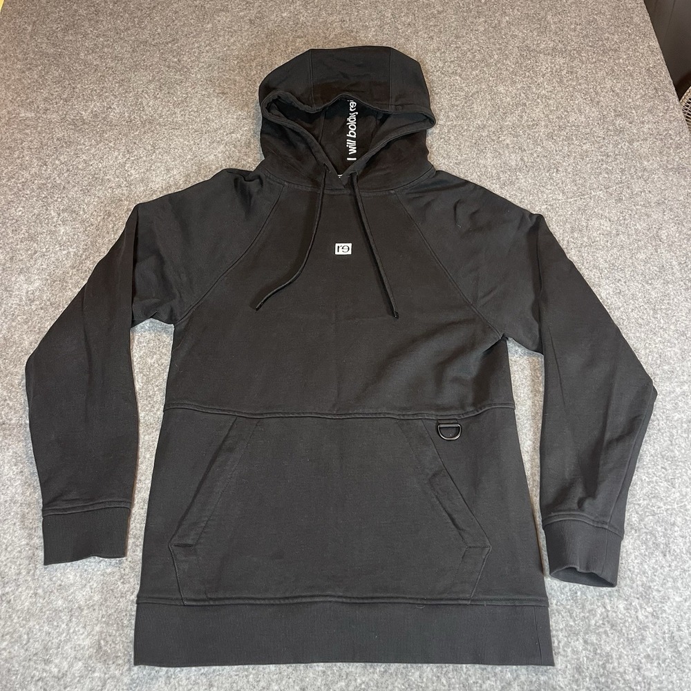 Re-Inc BW Hoodie Black with White Box Logo Size Extra Small HEAVYWEIGHT